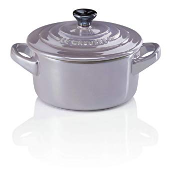 Le Creuset Мини-кастрюля / жаровня 10 см, Metallic Bluebell Purple | https://grandposuda.com.ua