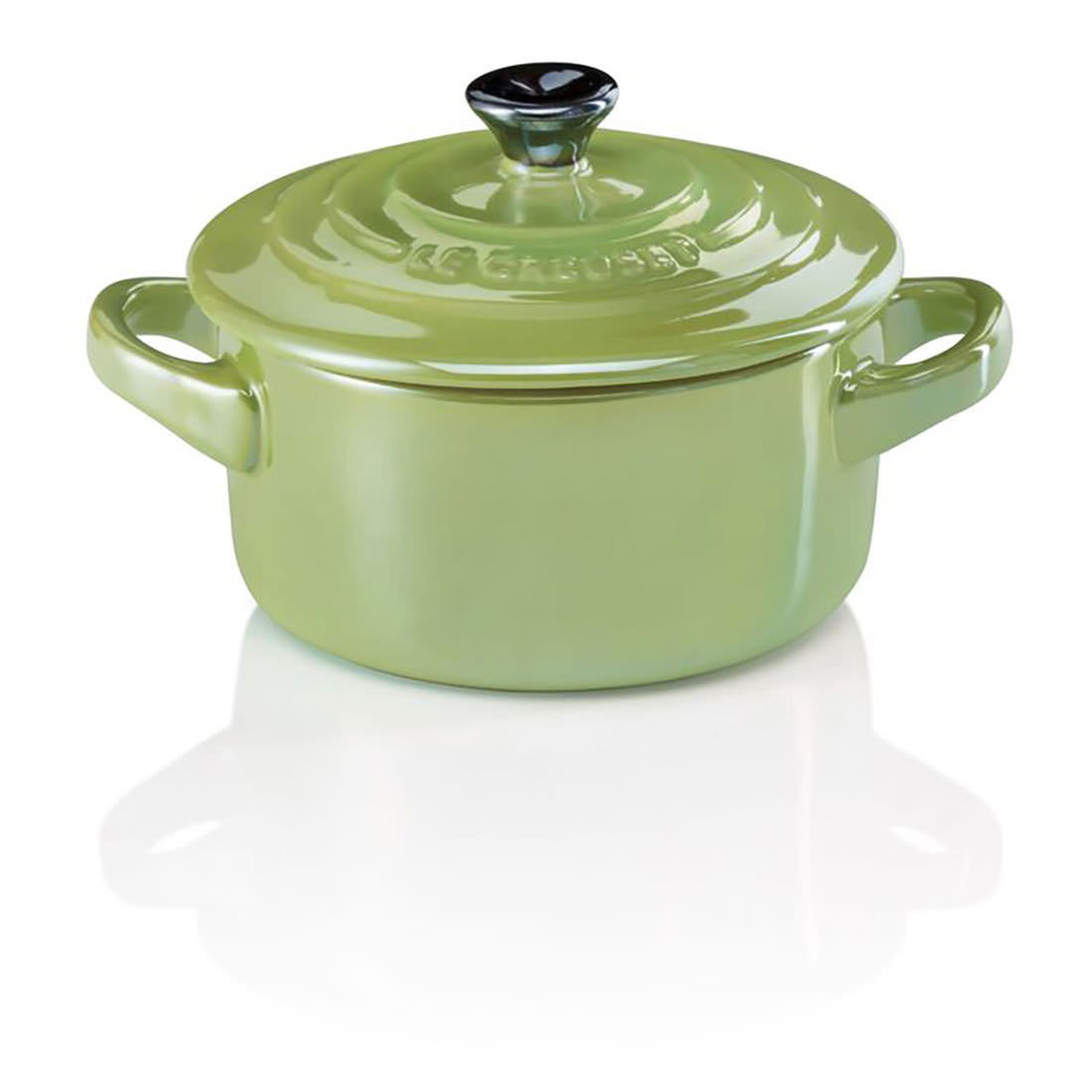 Le Creuset Мини-кастрюля / жаровня 10 см, Metallic Palm | https://grandposuda.com.ua