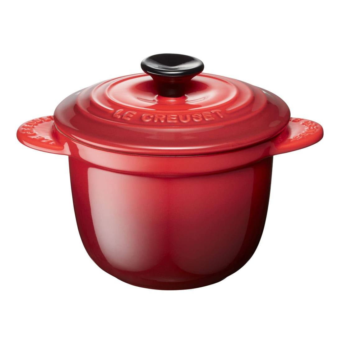 Le Creuset Міні-Кокотница 13 см з кришкою, червона Every Cerise | https://grandposuda.com.ua