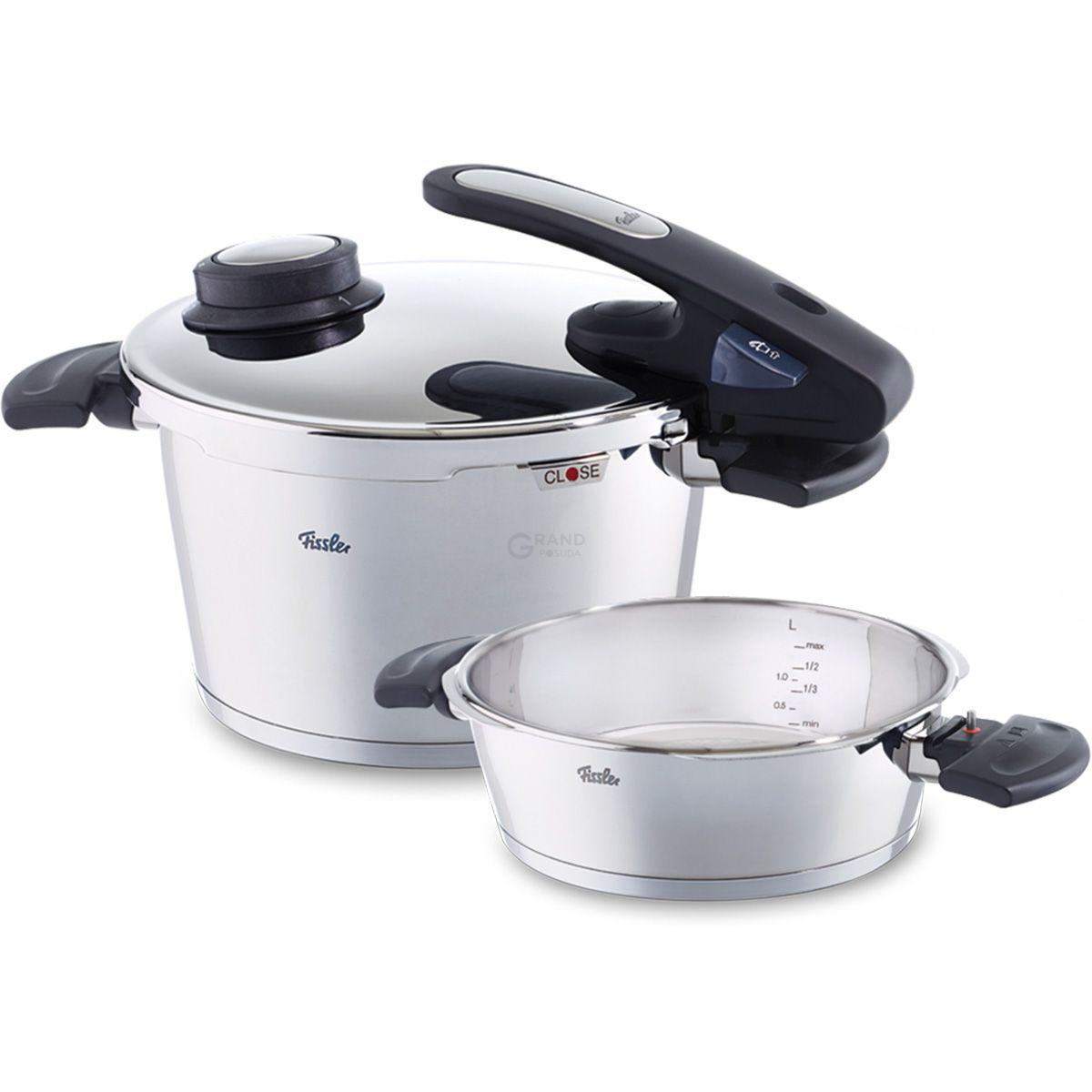 Fissler Набір скороварок 4,5 + 2,5 л, 2 предмета, Vitavit Edition Design | https://grandposuda.com.ua