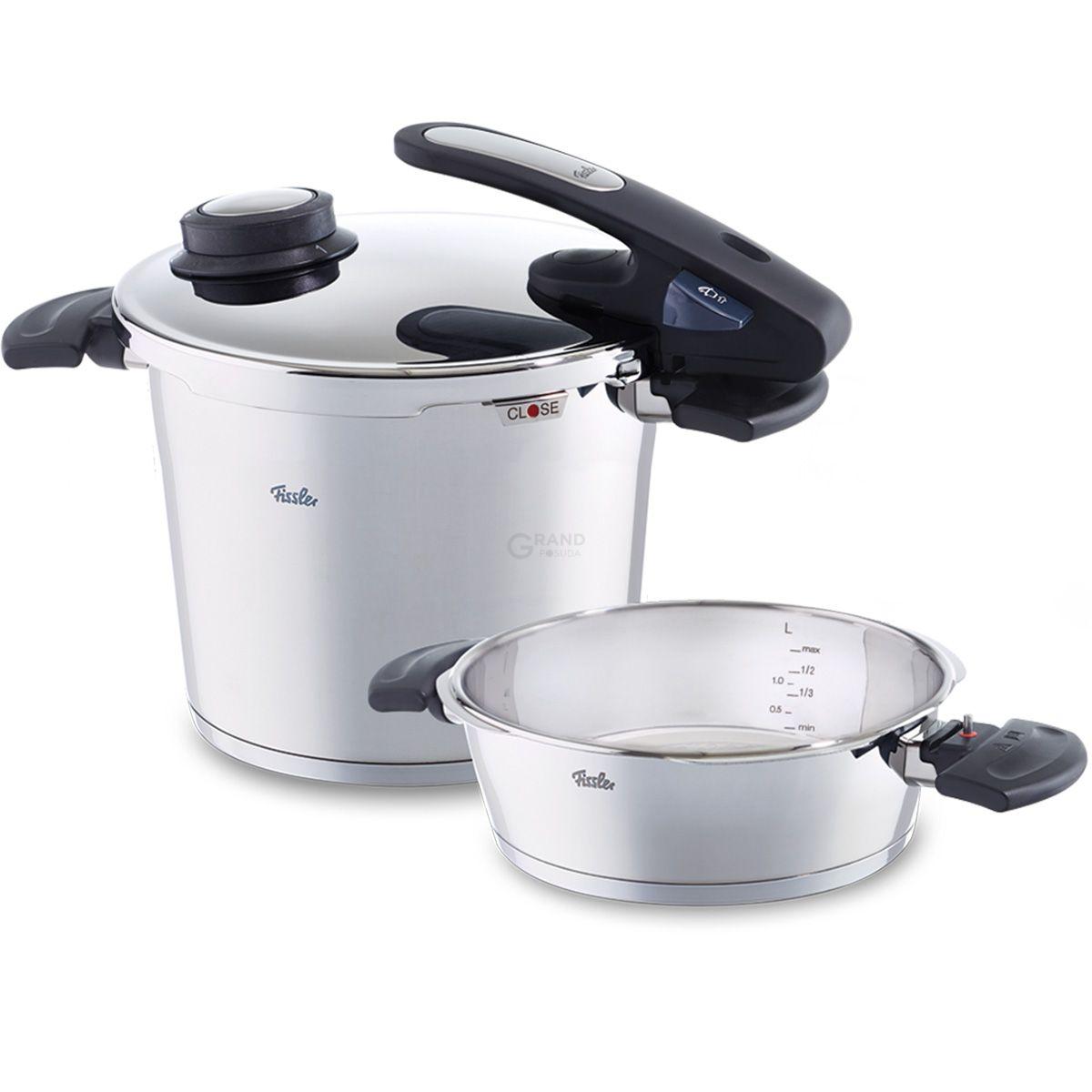 Fissler Набір скороварок, 2 предмета, Vitavit Edition Design | https://grandposuda.com.ua