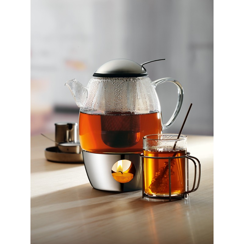 WMF Заварочный чайник 1,00 л с подставкой и подогревом SmarTea | https://grandposuda.com.ua