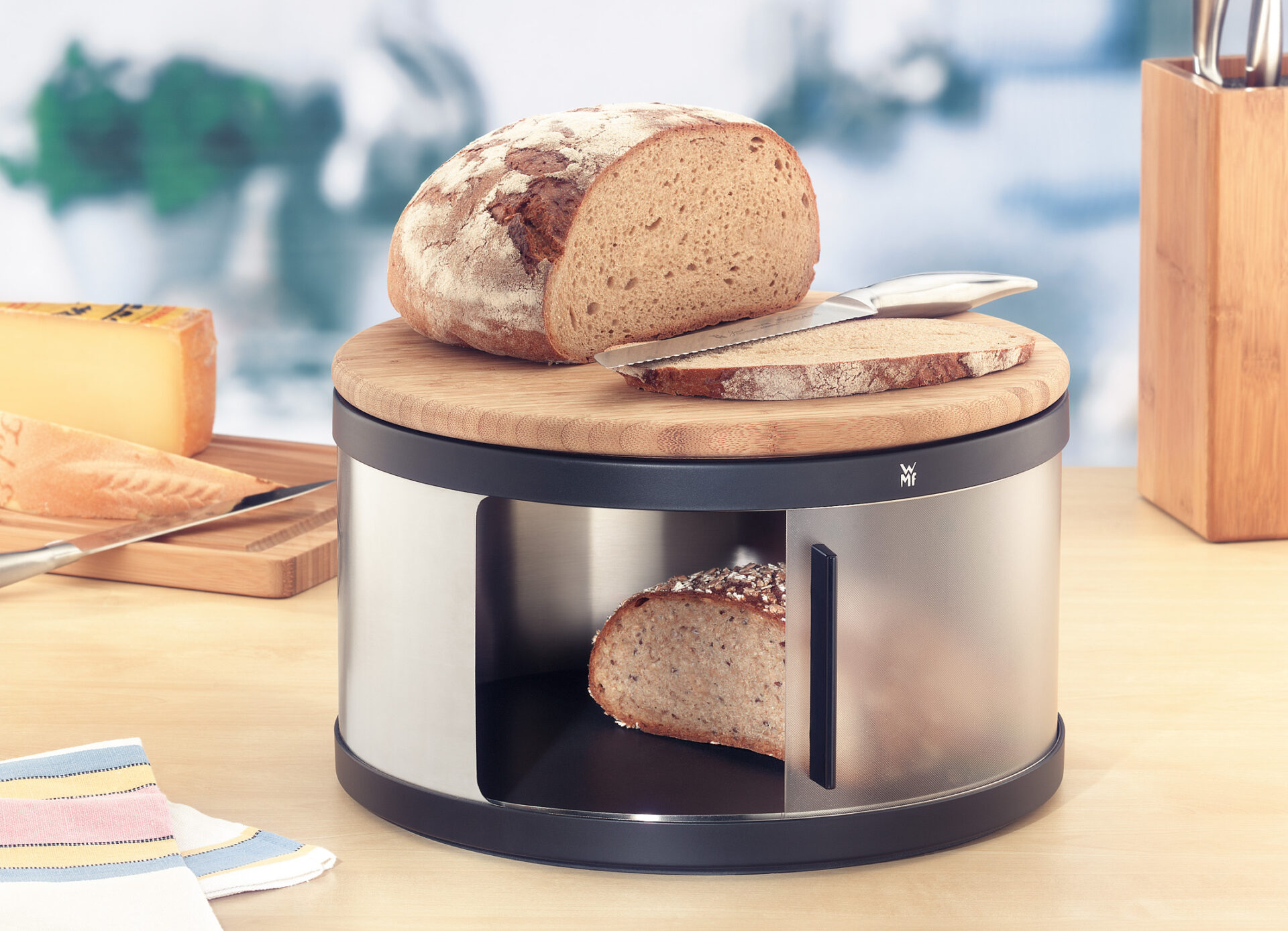 WMF Хлібниця з обробною дошкою Gourmet | https://grandposuda.com.ua
