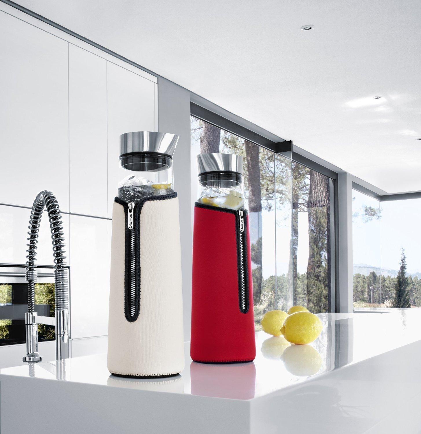 Blomus Чехол охлаждающий для бутылки красный Acqua | https://grandposuda.com.ua