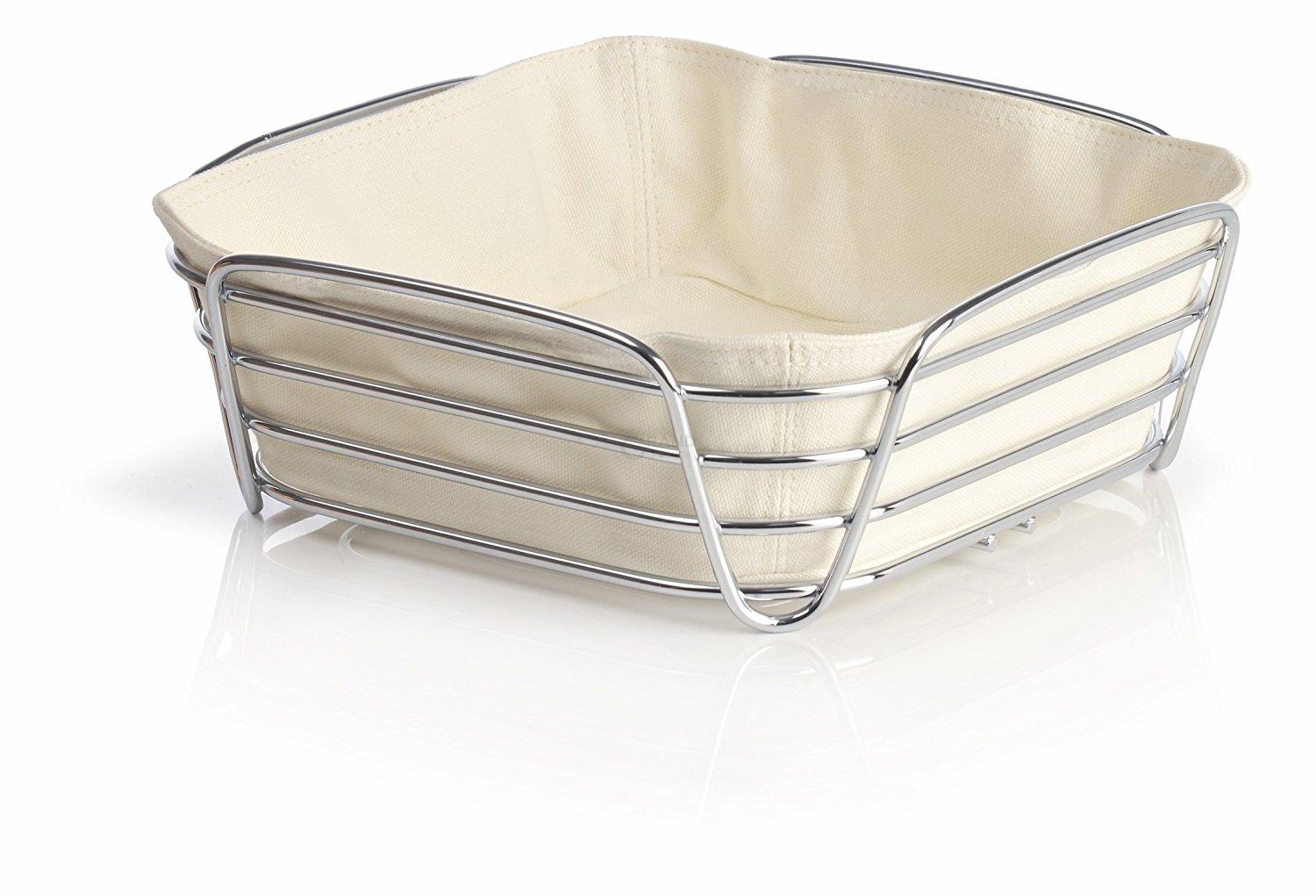 Blomus Корзинка для хлеба 25 x 25 см песок Delara | https://grandposuda.com.ua
