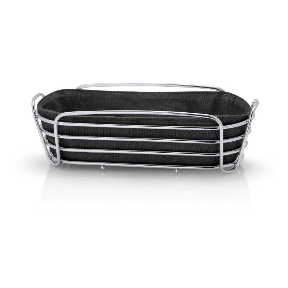 Blomus Корзинка для хлеба 32 х 14 см черная Delara | https://grandposuda.com.ua