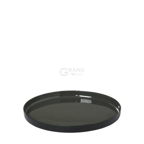 Blomus Підношення з поліпропілену 21 см Gunmetal Viso | https://grandposuda.com.ua