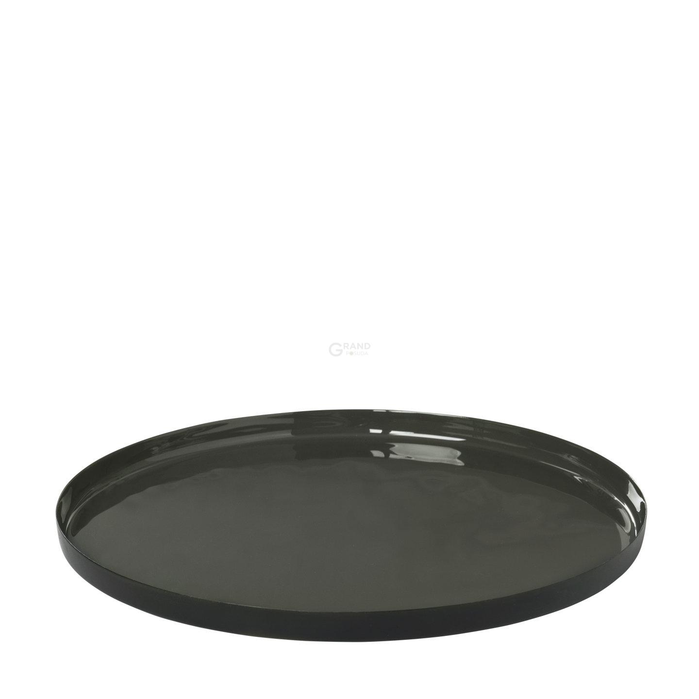 Blomus Підношення з поліпропілену 30 см Gunmetal Viso | https://grandposuda.com.ua