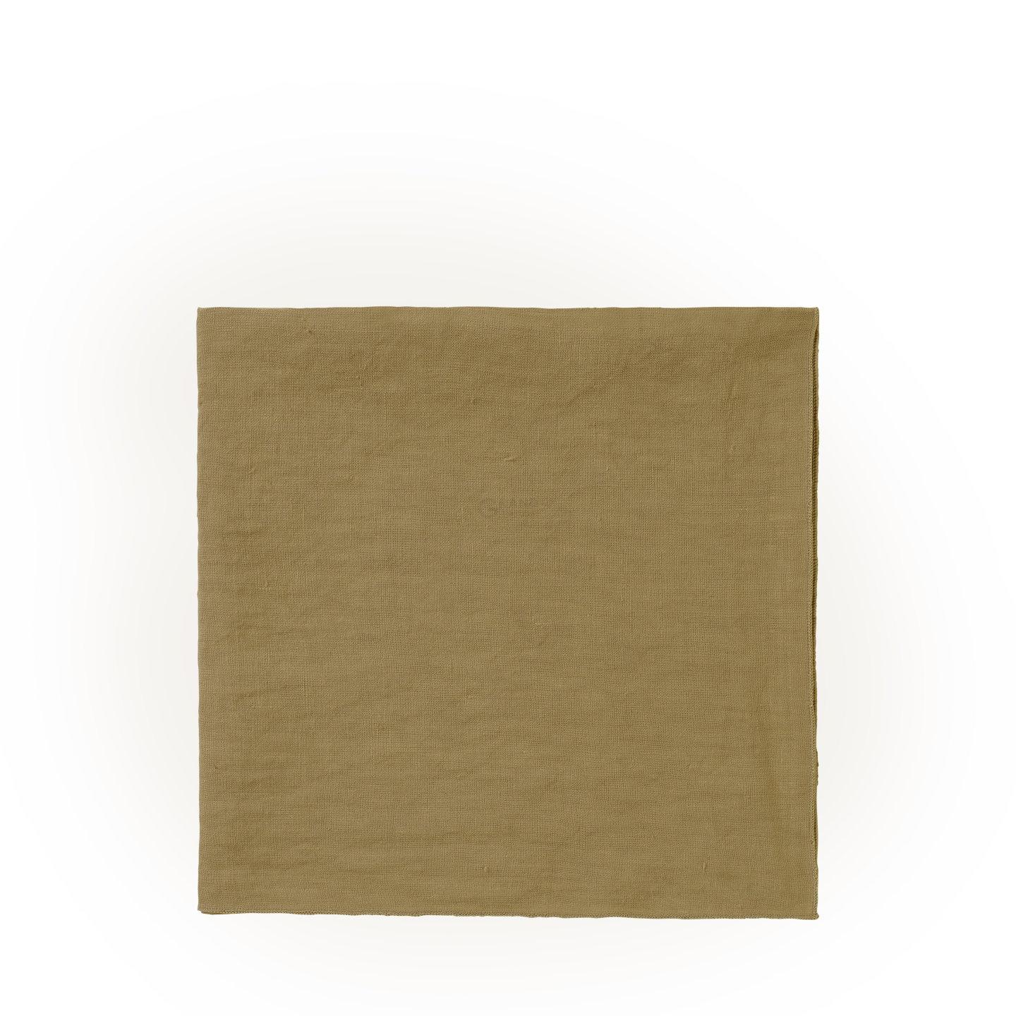 Blomus Серветка лляна 42 х 42 см Dull Gold Lineo | https://grandposuda.com.ua