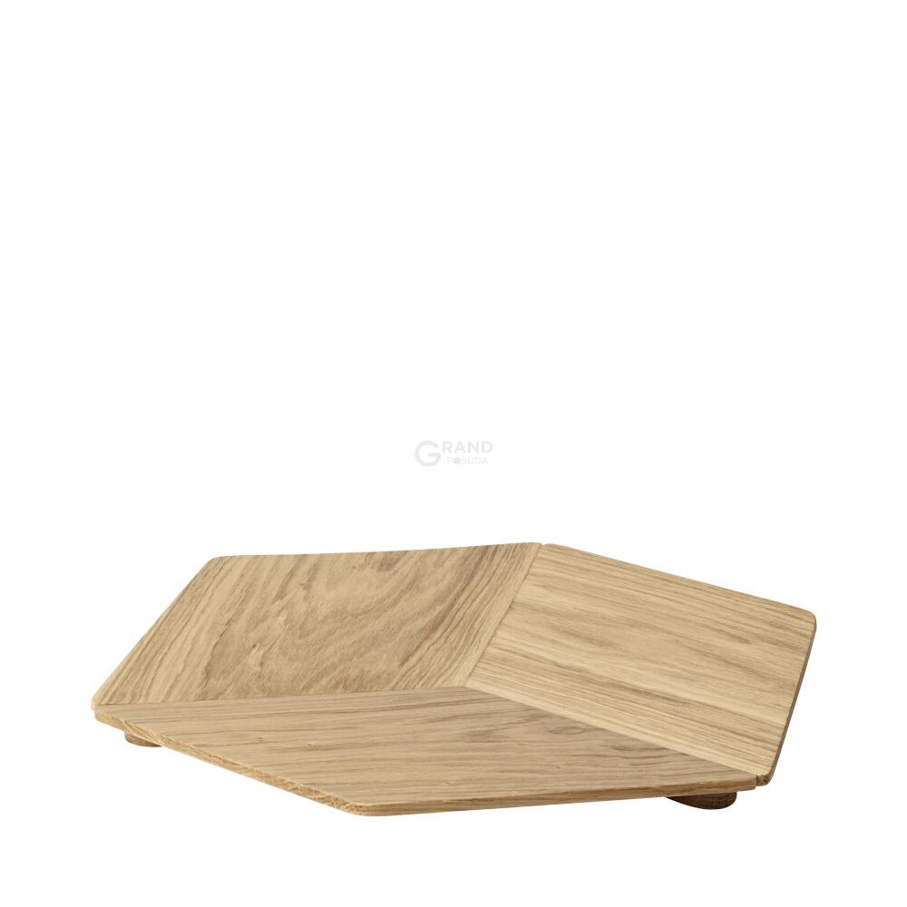 Blomus Піднос дубовий 38,5x3,5x34 см M HEXA | https://grandposuda.com.ua