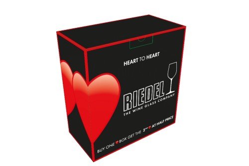 Riedel Набір келихів Pinot Noir 770 мл 2 предмета Heart to Heart | https://grandposuda.com.ua