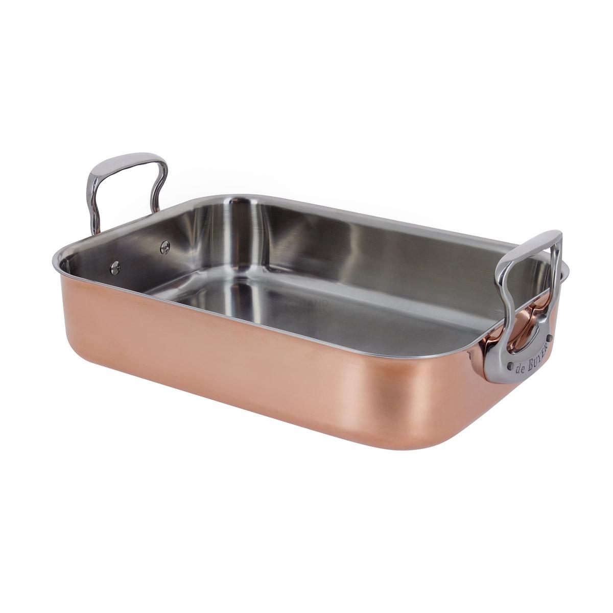 De Buyer Жаровня Inocuivre VIP 41x27x8 см | https://grandposuda.com.ua