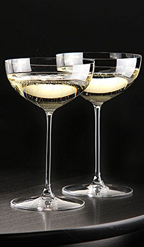 Riedel Набор бокалов 2 шт, COUPE/MOSCATO/MARTINI, хрусталь, Veritas | https://grandposuda.com.ua