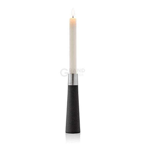 Blomus Подсвечник высокий серебро Lumo | https://grandposuda.com.ua