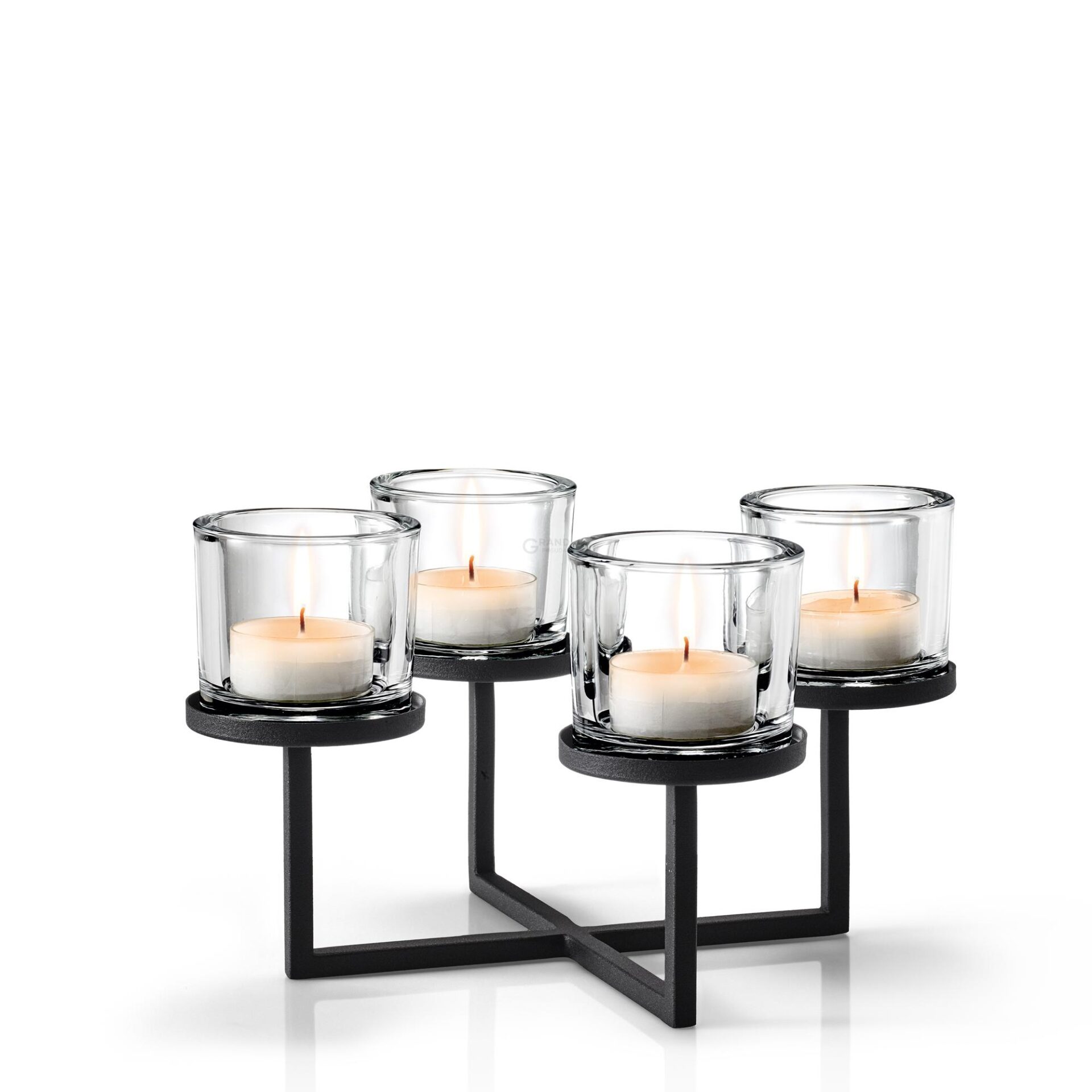 Blomus Подсвечник на 4 свечи 18х33 см Nero | https://grandposuda.com.ua