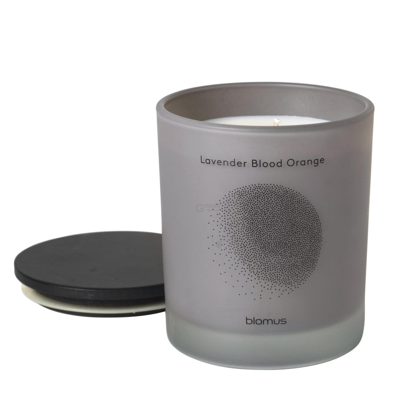 Blomus Свеча ароматическая 9 х 8 см Lavender Blood Orange Flavo | https://grandposuda.com.ua