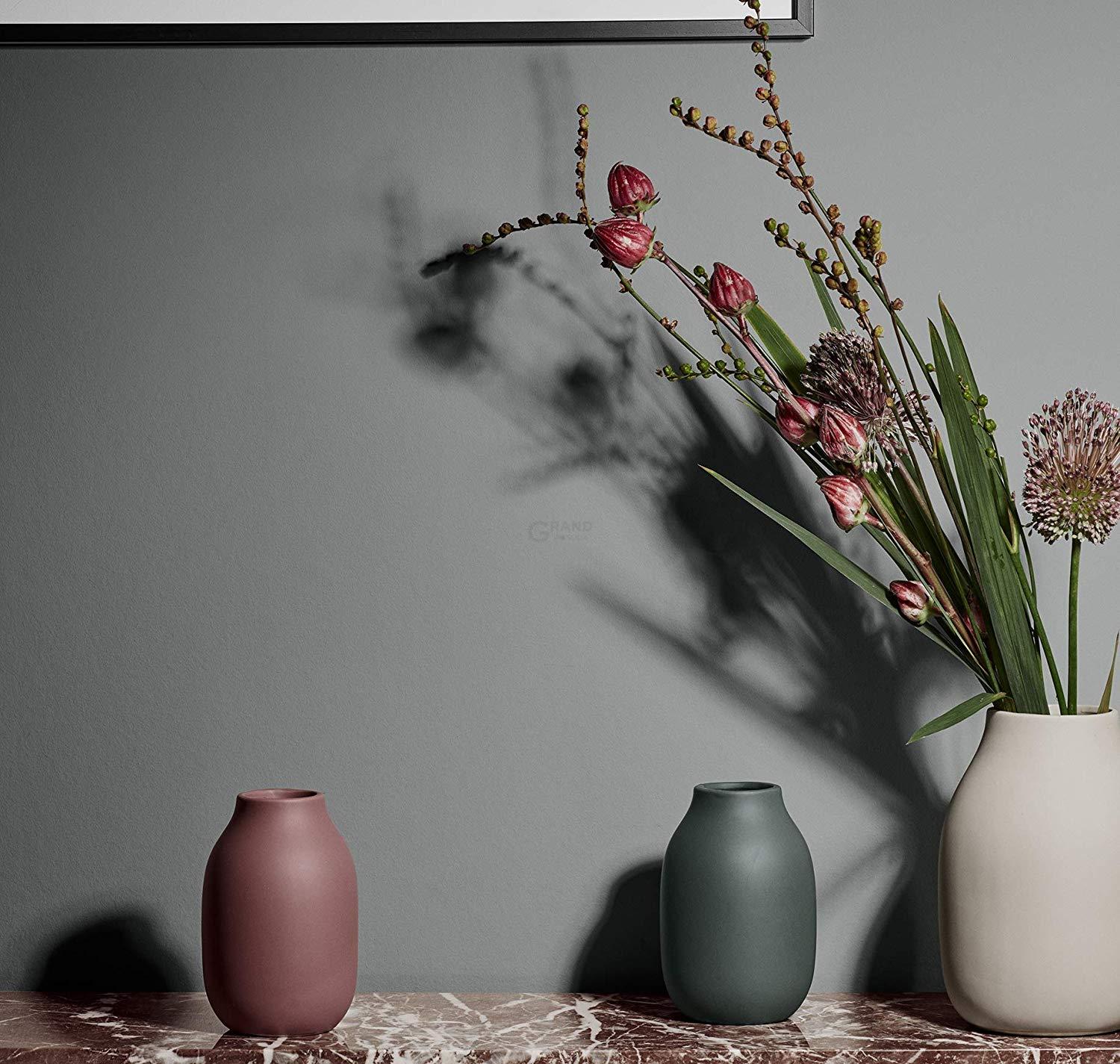 Blomus Ваза светло-розовая маленькая 15 см Colora | https://grandposuda.com.ua