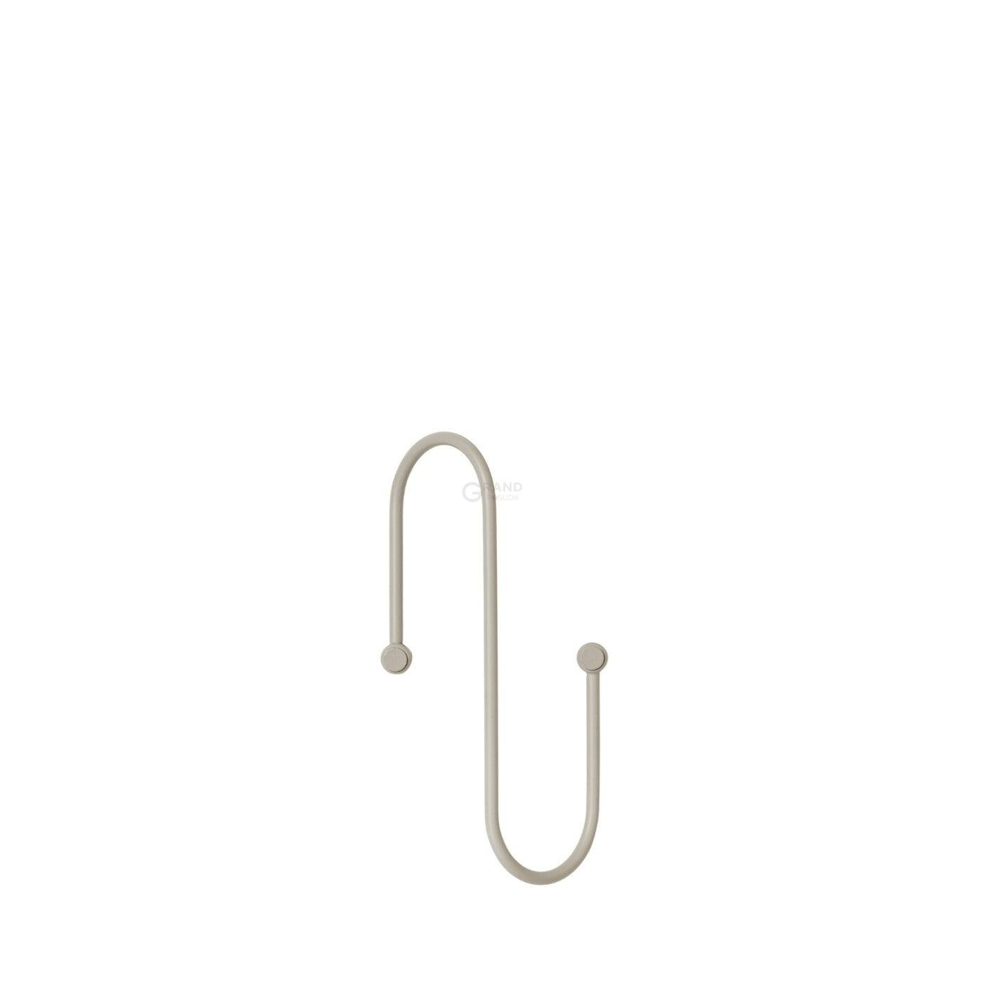 Blomus Вешалка 26х14 см серо-коричневая Curl | https://grandposuda.com.ua