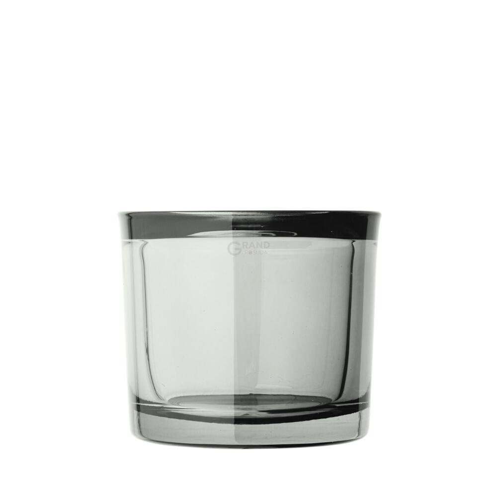 Blomus Стеклянный подсвечник 9х8 см L Smoke, серый MIMO | https://grandposuda.com.ua