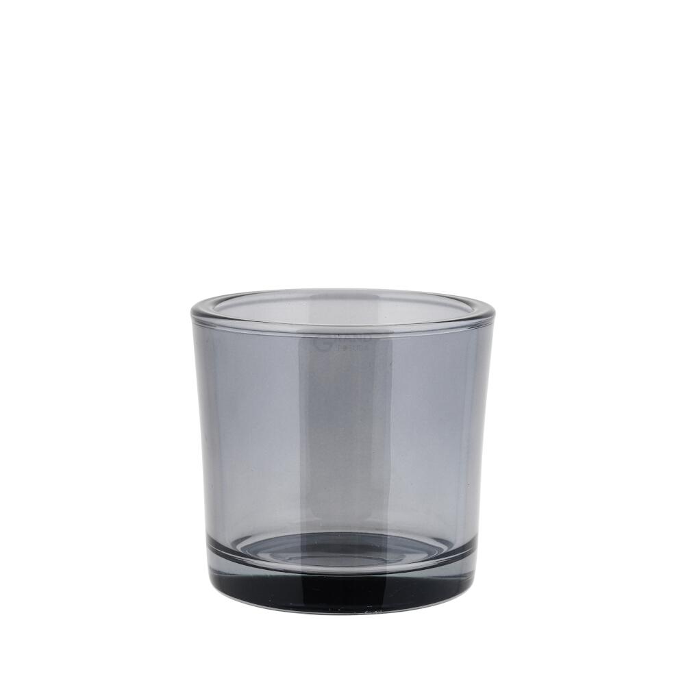 Blomus Стеклянный подсвечник 12,5х12 см M Smoke Nero | https://grandposuda.com.ua