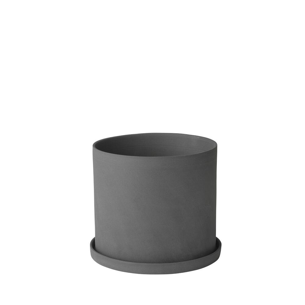 Blomus Горшок для комнатных растений 15х12,5 см Pewter Nona | https://grandposuda.com.ua