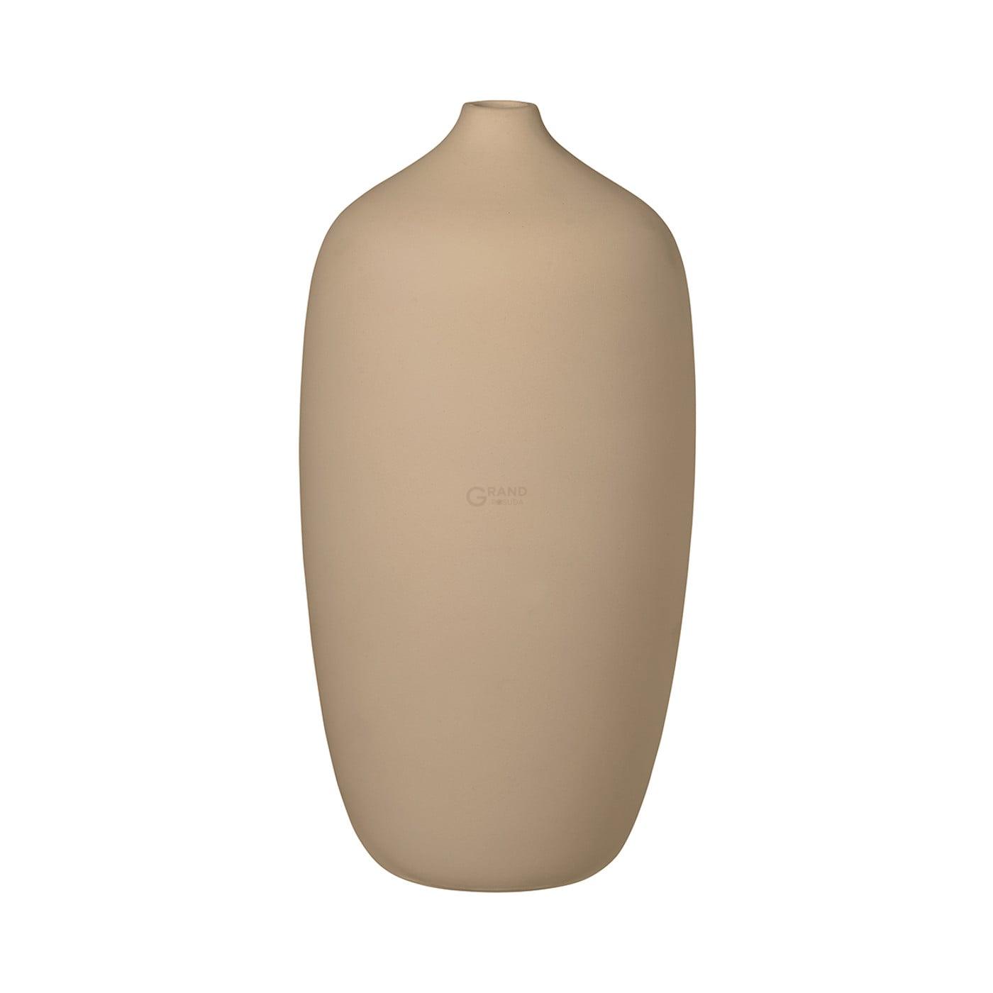 Blomus Ваза 25 см бежевая Ceola | https://grandposuda.com.ua