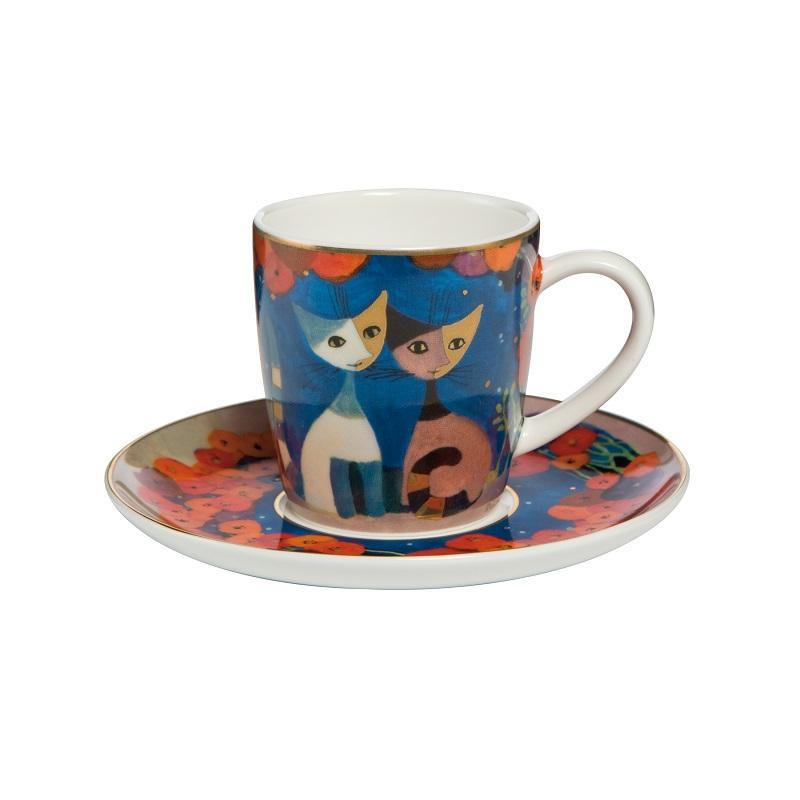 Goebel Чашка для еспрессо з блюдцем, 0,1 л,Rosina Wachtmeister Table Top | https://grandposuda.com.ua