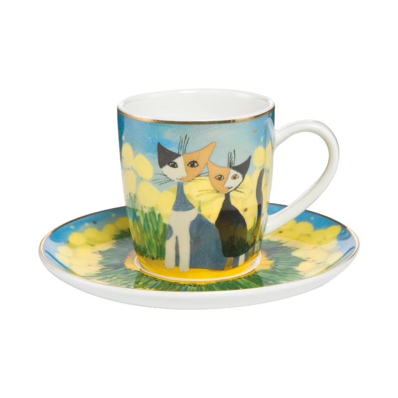 Goebel Чашка для еспрессо з блюдцем, 0,1 л,Rosina Wachtmeister Table Top | https://grandposuda.com.ua