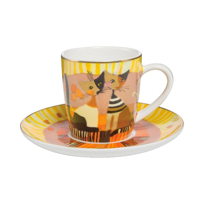 Goebel Чашка для еспрессо з блюдцем, 0,1 л,Rosina Wachtmeister Table Top | https://grandposuda.com.ua