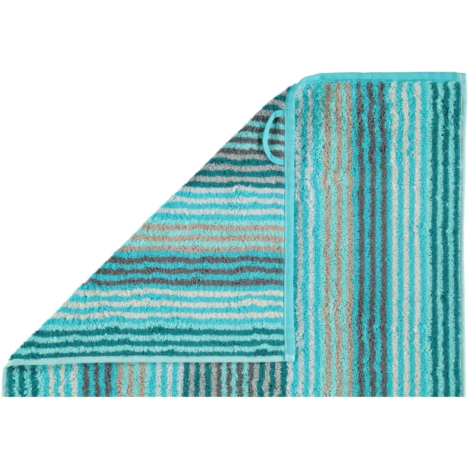 Полотенце для рук 50 х 100 см Turquoise Stripes Unique Cawo | https://grandposuda.com.ua