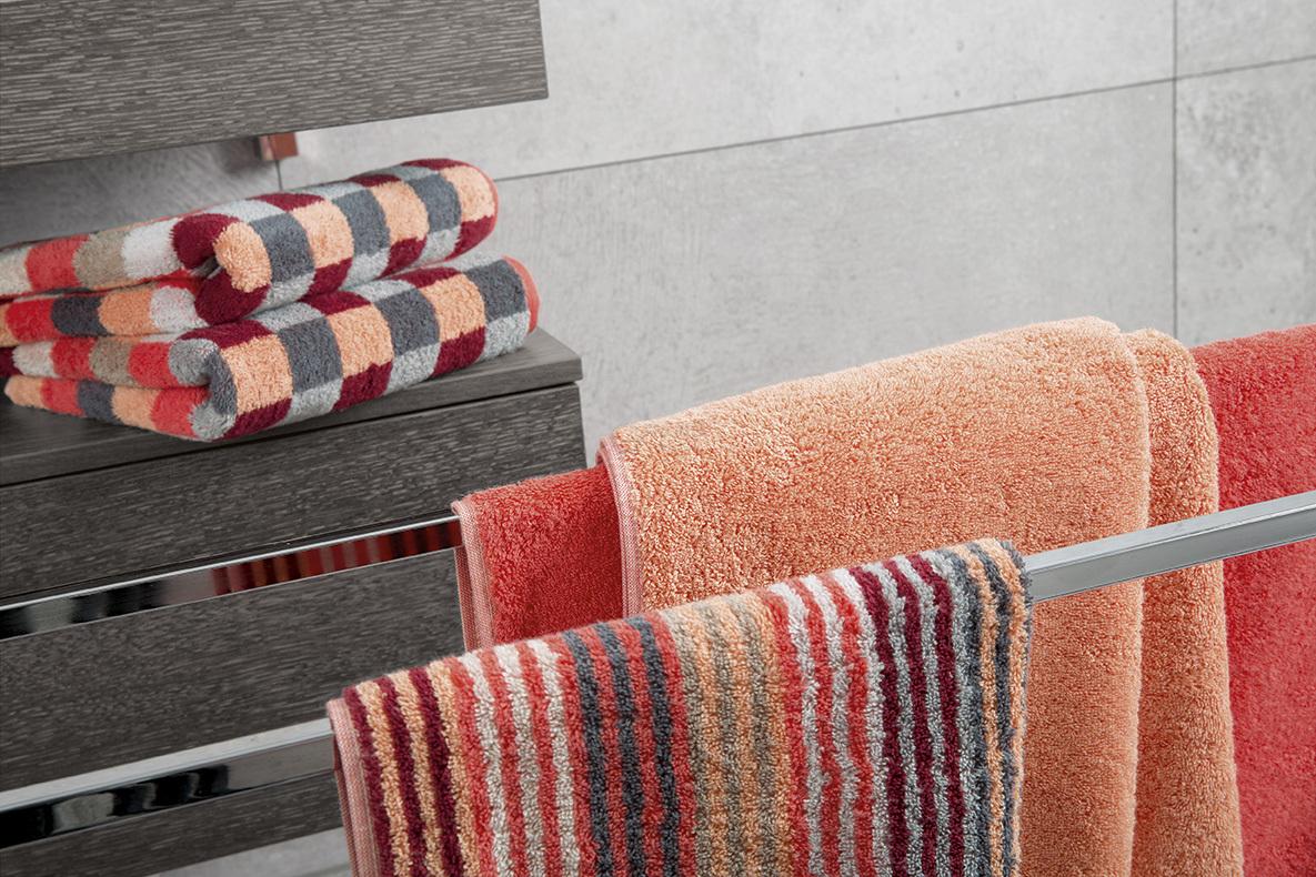Полотенце для рук 50 х 100 см Saphir Stripes Unique Cawo | https://grandposuda.com.ua