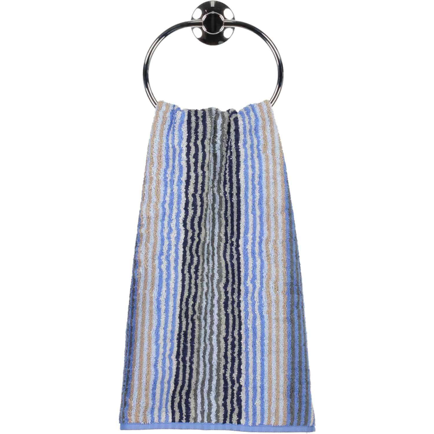 Полотенце для рук 50 х 100 см Saphir Stripes Unique Cawo | https://grandposuda.com.ua