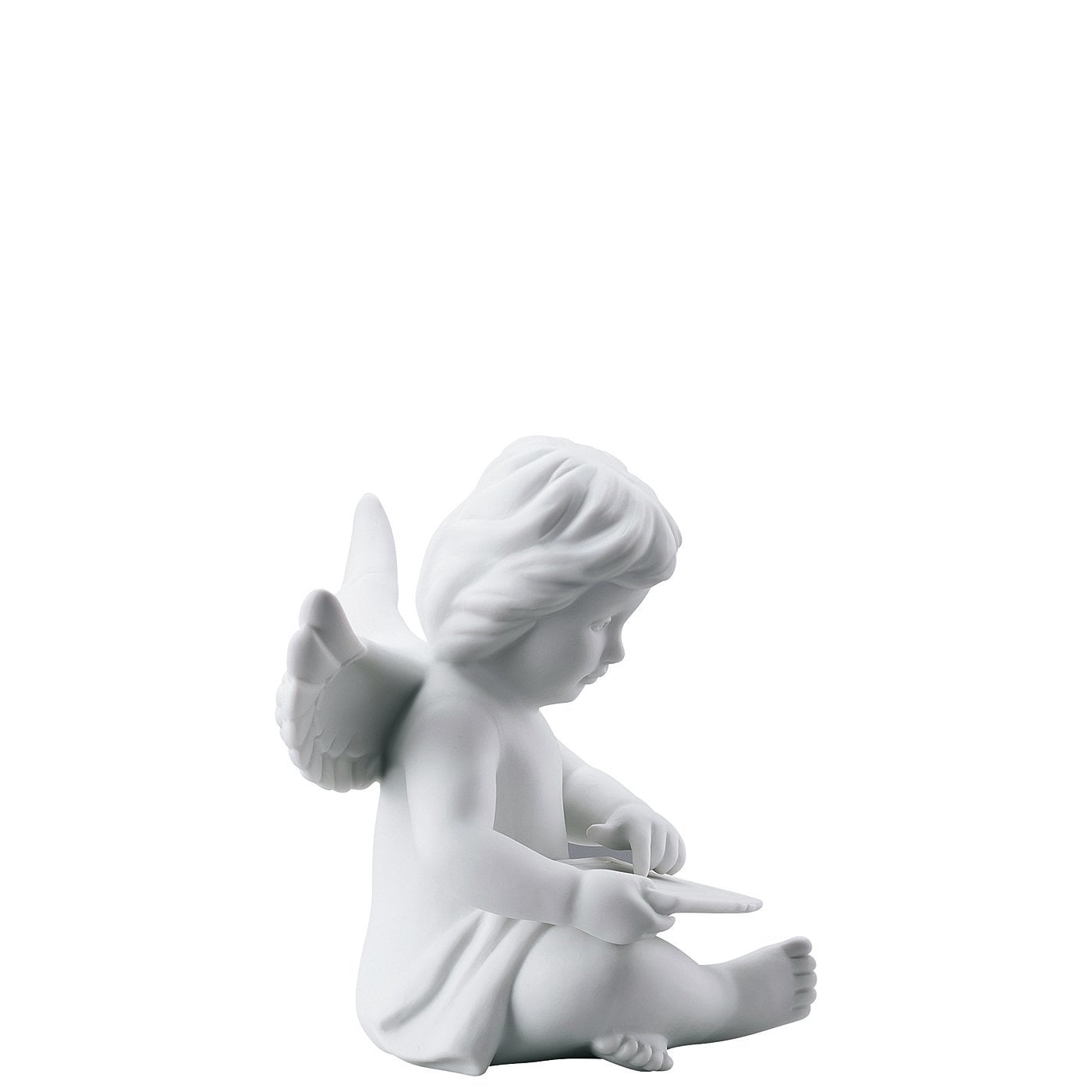 Rosenthal Фігурка Ангел з планшетом 10 см біла матова Angel | https://grandposuda.com.ua