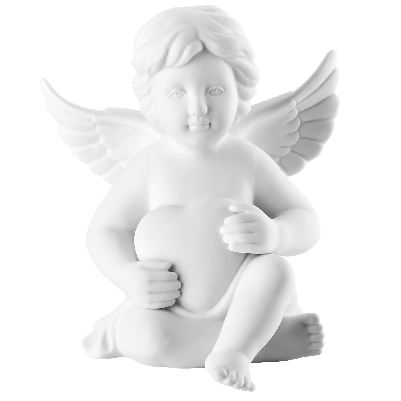 Rosenthal Фігурка Ангел з серцем 14.5 см біла матова Angel | https://grandposuda.com.ua
