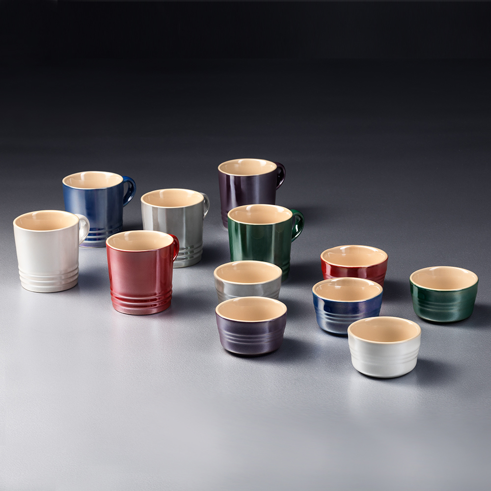 Le Creuset Набір з 4 кухлів 350 мл Metallics | https://grandposuda.com.ua