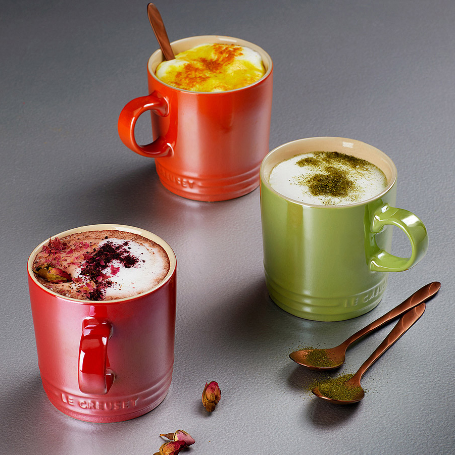 Le Creuset Набір з 4 кухлів 350 мл Metallics | https://grandposuda.com.ua
