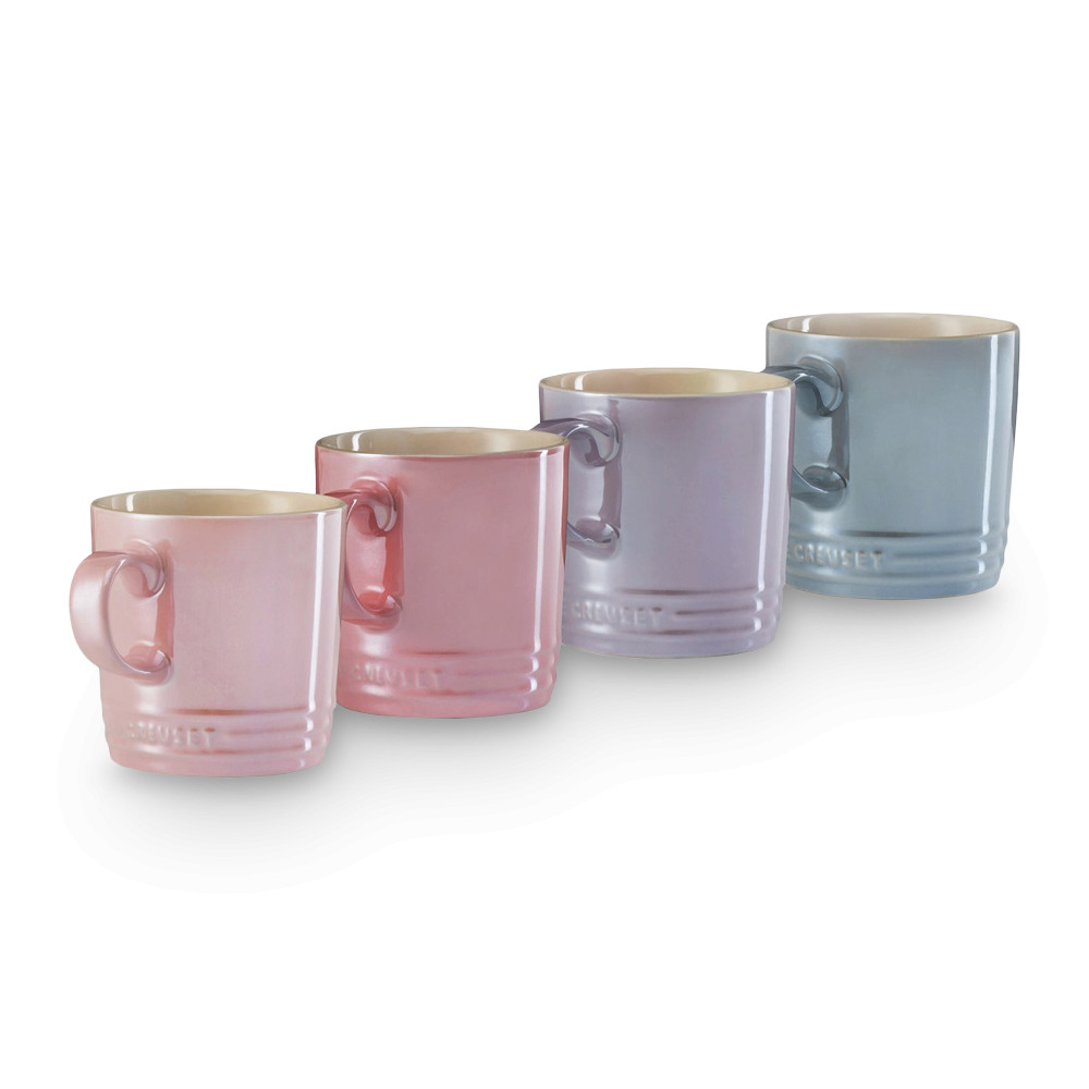 Le Creuset Набор кружек 4 предмета 350 мл розовый/фиолетовый Metallics Le Creuset Набор кружек 4 предмета 350 мл розовый/фиолетовый Metallics | https://grandposuda.com.ua