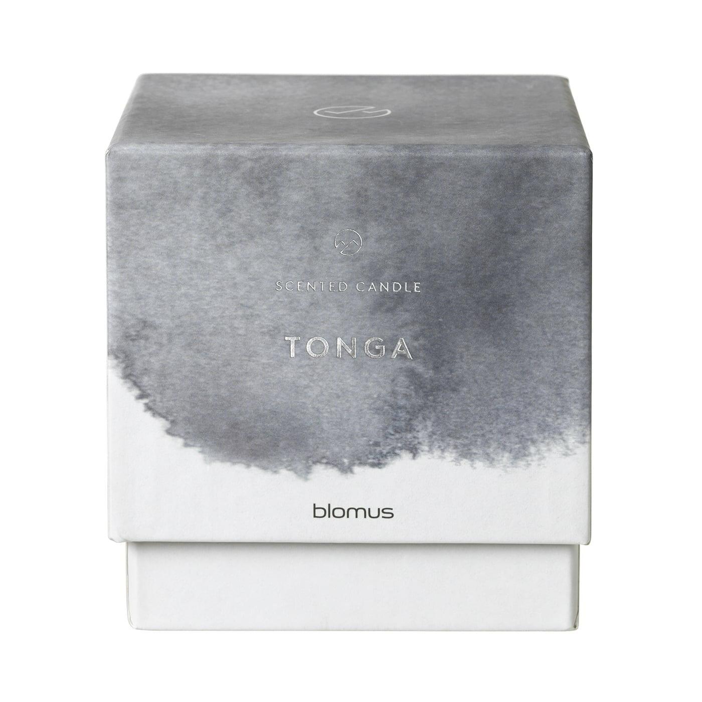 Blomus Свеча ароматическая 10x11 см Tonga Marble sharkskin Frable | https://grandposuda.com.ua