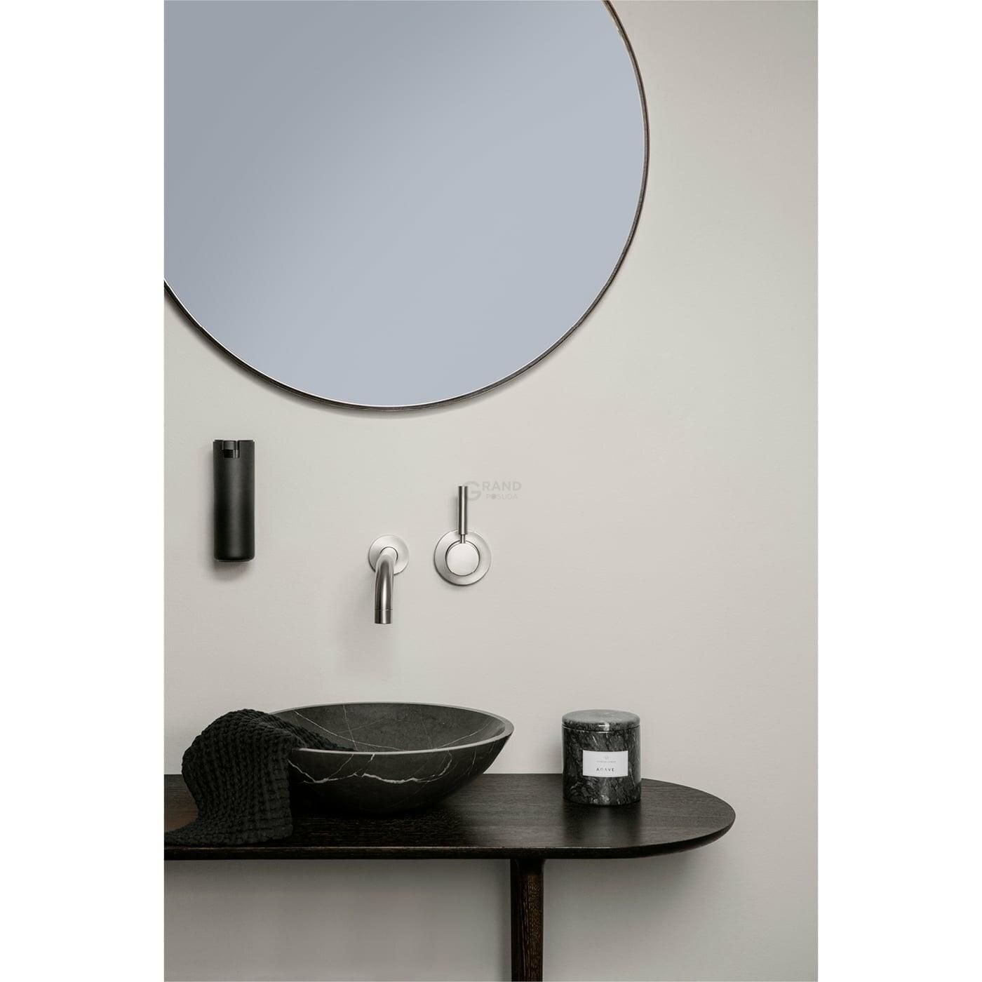 Blomus Свеча ароматическая 10x11 см Agave Marble magnet Frable | https://grandposuda.com.ua