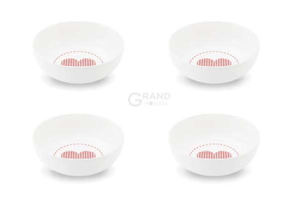 Friesland Набор пиал для хлопьев 15 см, 4 предмета Happymix | https://grandposuda.com.ua