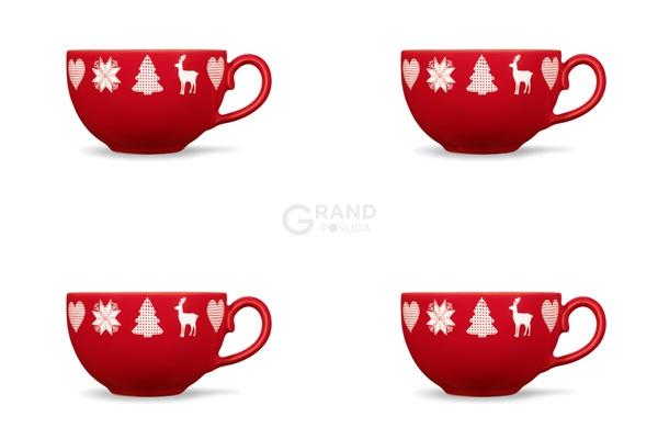 Friesland Набор чашек для кофе 0,24 л, 4 предмета Happymix | https://grandposuda.com.ua