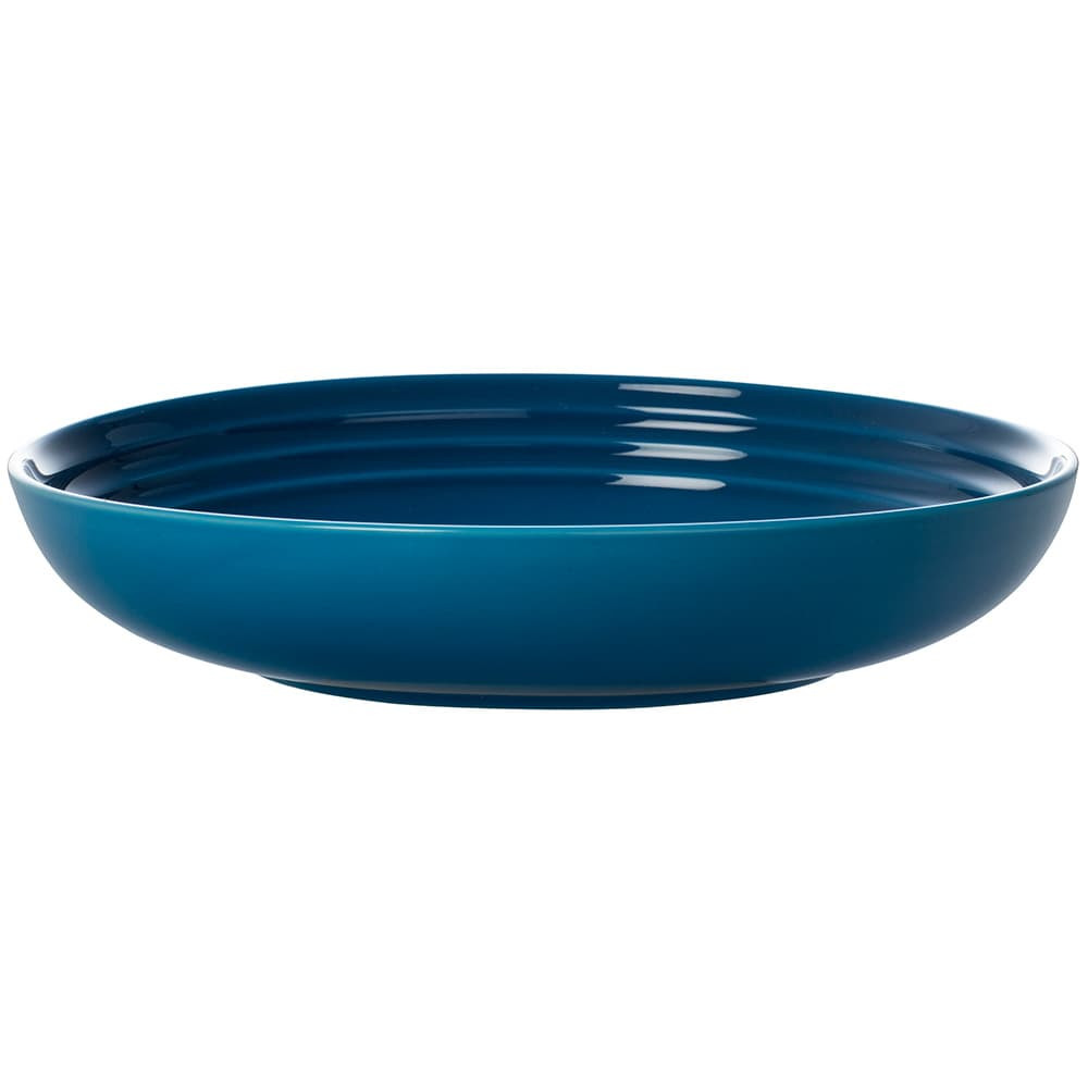 Le Creuset Тарелка для пасты 21,7 см синий марсель Marseille | https://grandposuda.com.ua
