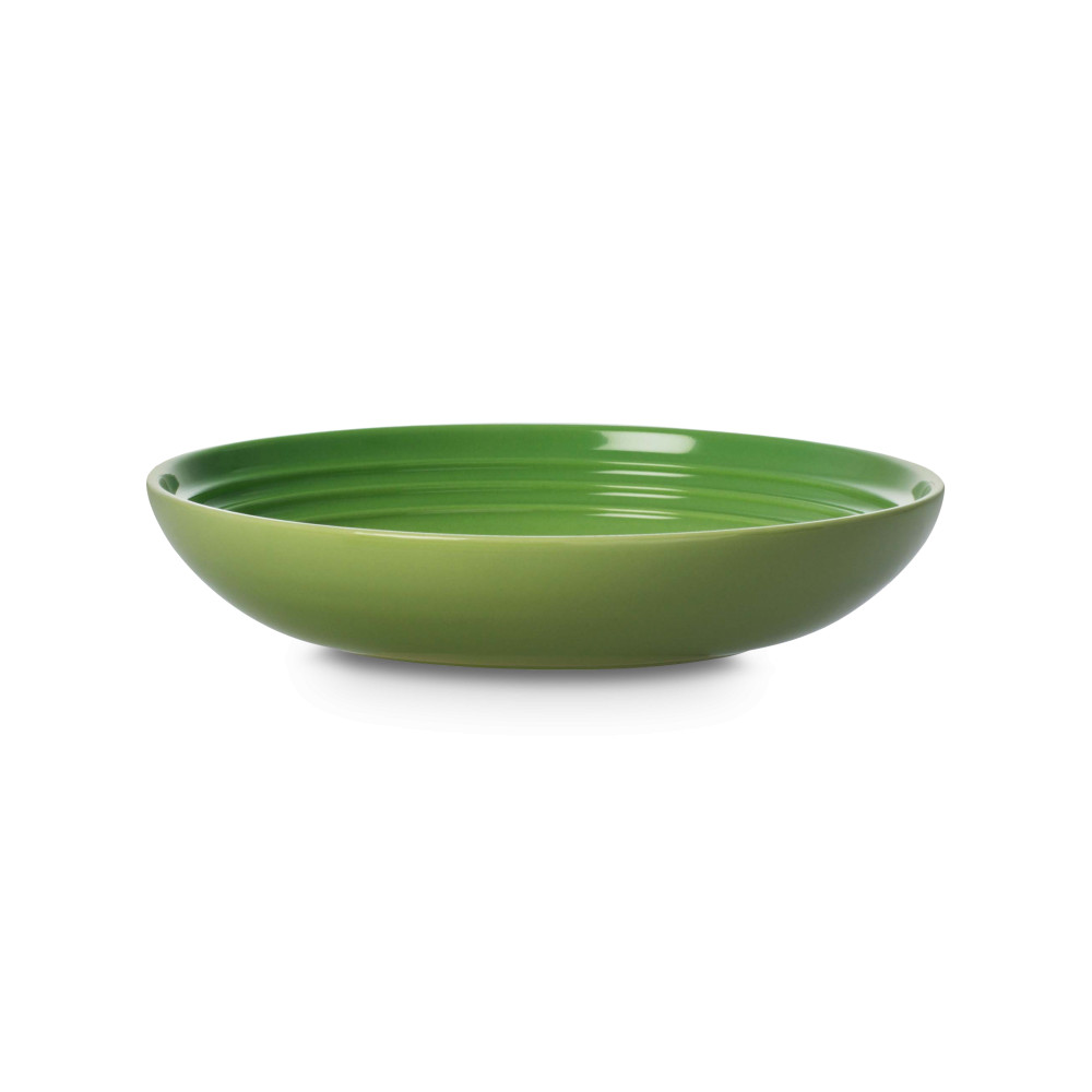 Le Creuset Тарелка для пасты 21,7 см зеленая Palm | https://grandposuda.com.ua