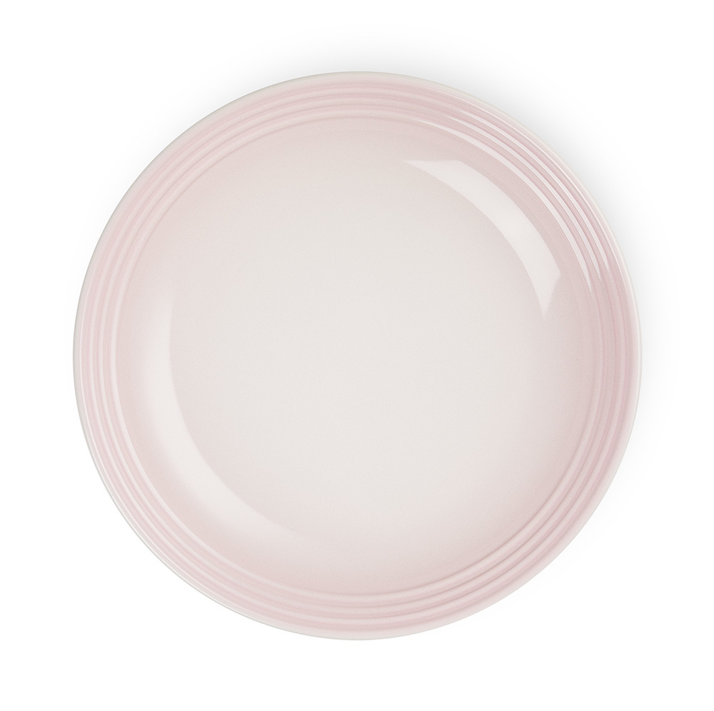 Le Creuset Тарелка для пасты/супа 22 см Shell Pink | https://grandposuda.com.ua