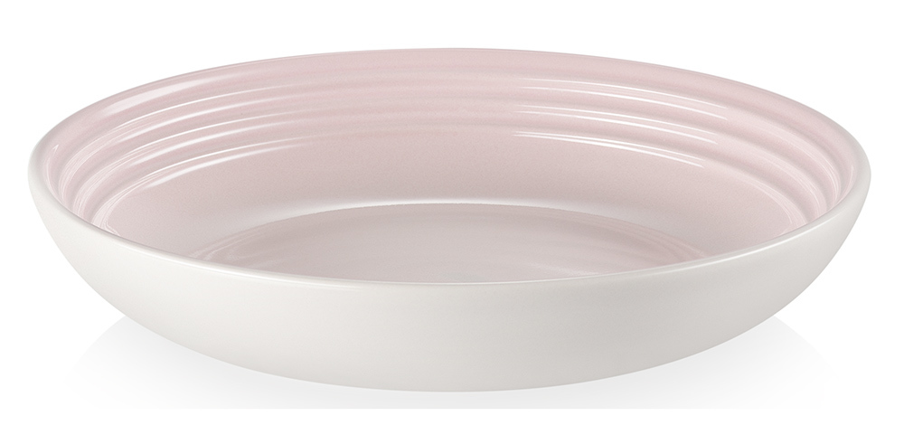 Le Creuset Тарелка для пасты/супа 22 см Shell Pink | https://grandposuda.com.ua