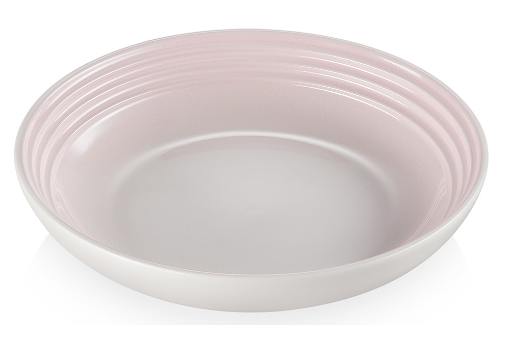 Le Creuset Тарелка для пасты/супа 22 см Shell Pink | https://grandposuda.com.ua