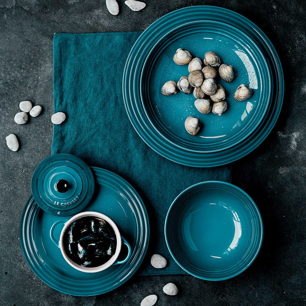Le Creuset Піала для мюслі 16,2 см блакить Deep Teal | https://grandposuda.com.ua