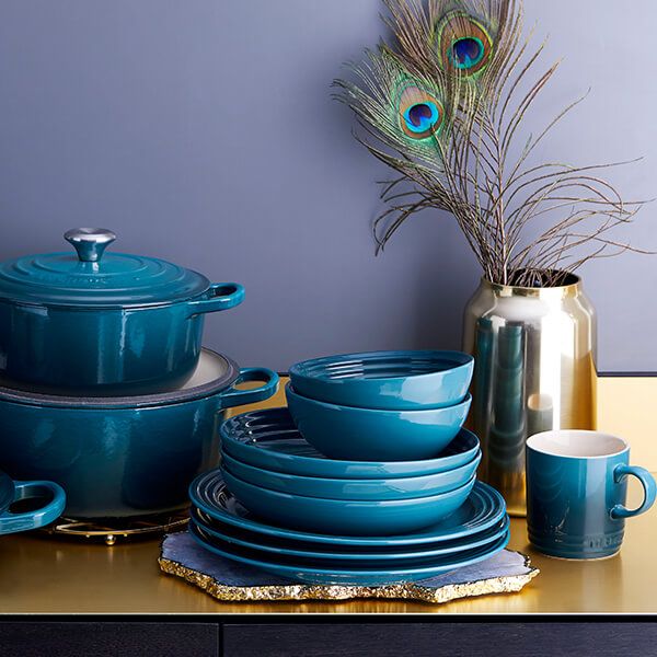 Le Creuset Піала для мюслі 16,2 см блакить Deep Teal | https://grandposuda.com.ua