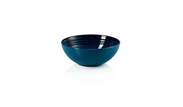 Le Creuset Піала для мюслі 16,2 см блакить Deep Teal | https://grandposuda.com.ua
