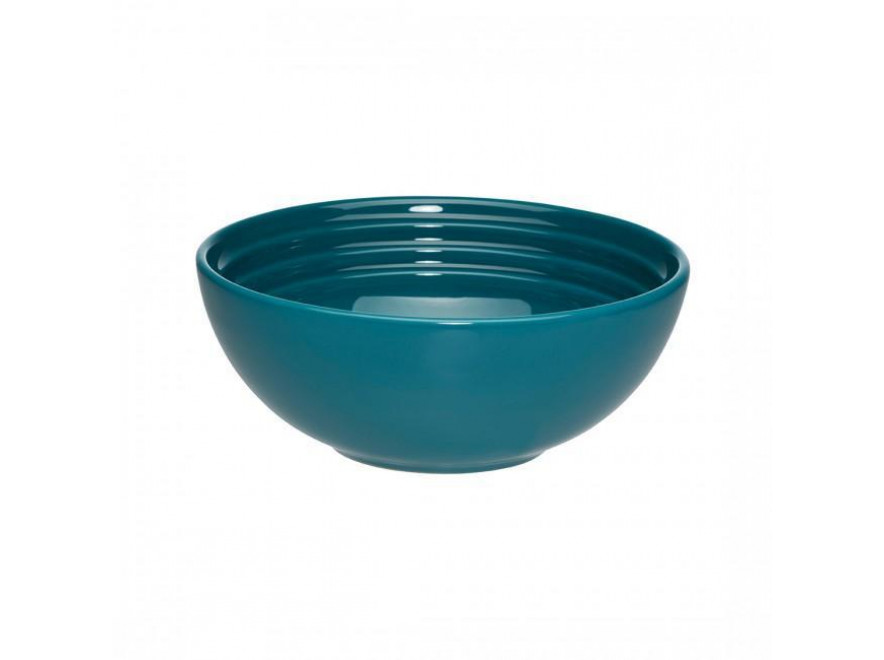 Le Creuset Піала для мюслі 16,2 см блакить Deep Teal | https://grandposuda.com.ua